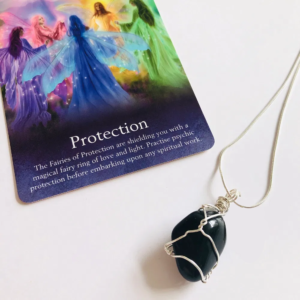 Black Tourmaline Smooth Necklace