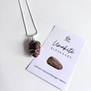 Unakite Tumblestone Necklace