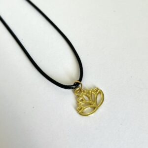 Lotus Flower Gold Necklace