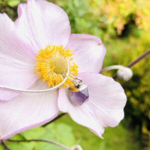 Hexagon - Amethyst Necklace
