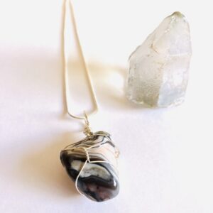 Pink Botswana Agate Smooth Necklace