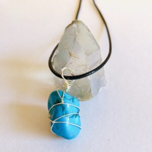 Blue Turquoise Smooth Necklace
