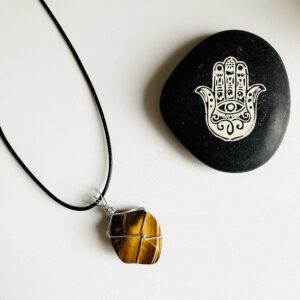 Tigers Eye Smooth Necklace