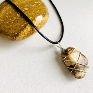 Kalahari Desert Jasper Smooth Necklace
