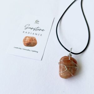 Sunstone Smooth Necklace