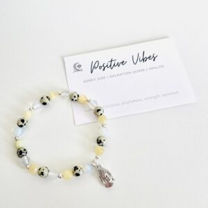 Positive Vibes crystal bracelet