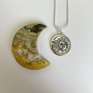 Sun & Moon Charm Necklace