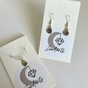 Reiki Charm Earrings & Necklace Set