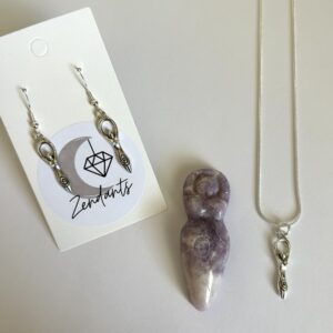 Goddess Earrings & Necklace Set