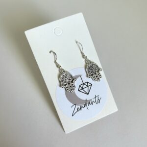 Hamsa Hand Charm Earrings