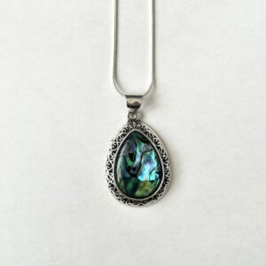 Teardrop Crystal - Abalone Shell