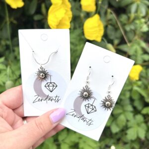 Sun Earrings & Necklace Set