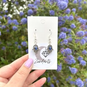 Hamsa Eye Earrings